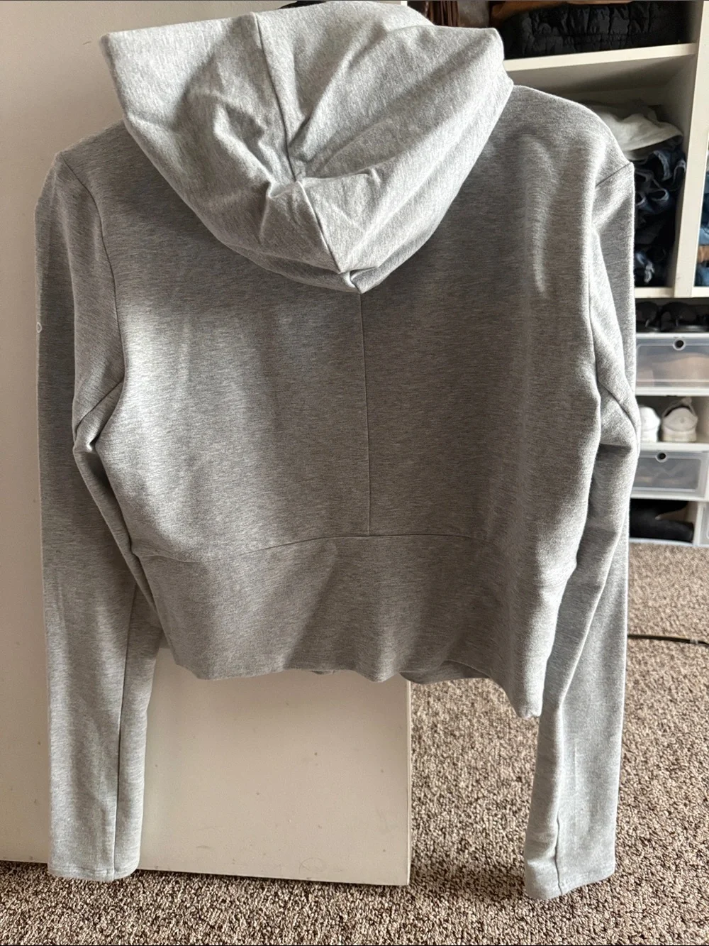 🩶 Alo Yoga Sway Crop Hoodie - Picture 7 of 10